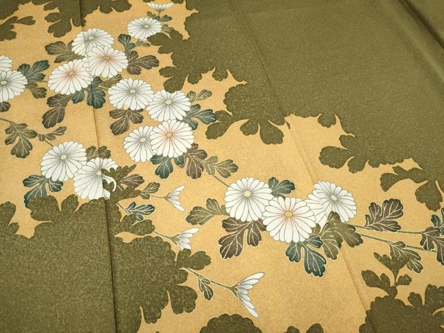 平和屋着物■訪問着 草花文 金彩 正絹 逸品 CABF6592ou