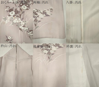 平和屋着物■訪問着 松皮菱花文 ロング丈 正絹 逸品 CABF6593ou
