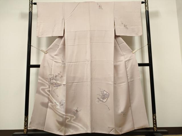 平和屋着物■訪問着 絵巻花文 暈し染め 正絹 逸品 CABF6598ou