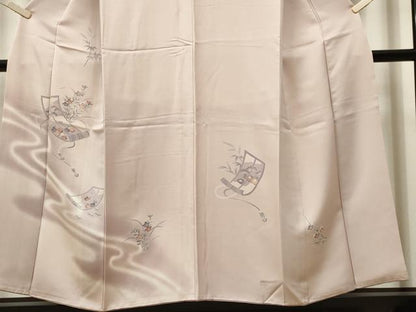 平和屋着物■訪問着 絵巻花文 暈し染め 正絹 逸品 CABF6598ou