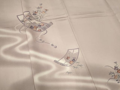 平和屋着物■訪問着 絵巻花文 暈し染め 正絹 逸品 CABF6598ou