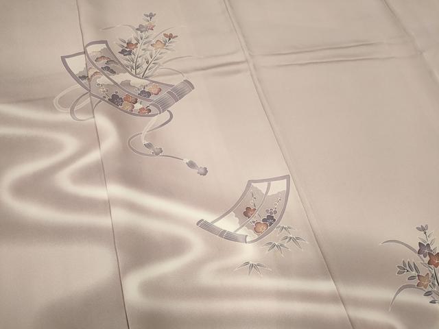 平和屋着物■訪問着 絵巻花文 暈し染め 正絹 逸品 CABF6598ou