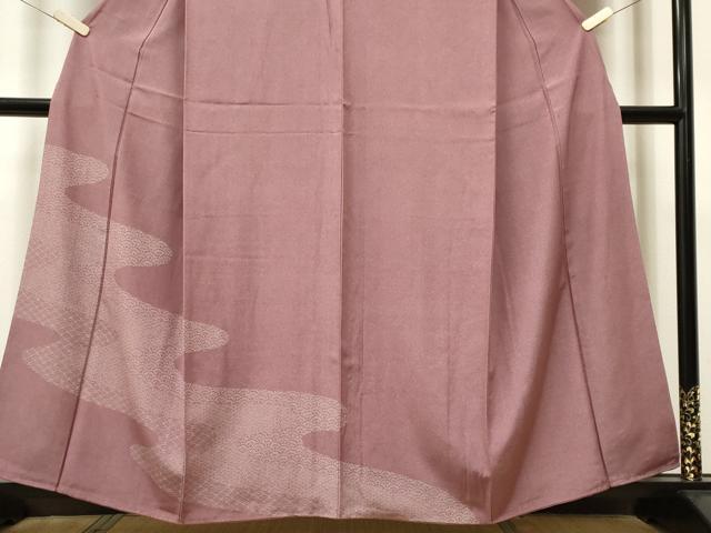 平和屋着物■訪問着 江戸小紋 霞青海波 鮫小紋柄 正絹 逸品 CABF6608ou