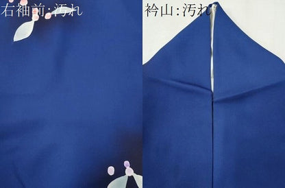 平和屋着物■上質な小紋 舞葉文 暈し染め 正絹 逸品 CABF6609ou