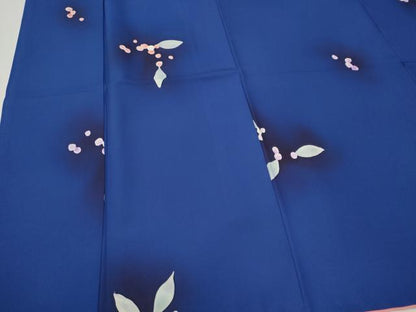 平和屋着物■上質な小紋 舞葉文 暈し染め 正絹 逸品 CABF6609ou
