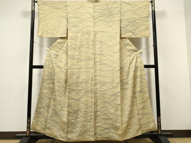 平和屋着物■訪問着　芝草文　正絹　逸品　CABF6612ou