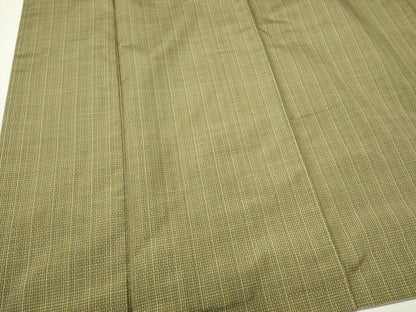 平和屋着物■本場大島紬　100亀甲　縞　正絹　逸品　CABF6617ou