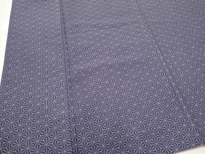 平和屋着物■上質な小紋　麻の葉文様　正絹　逸品　CABF6622ou