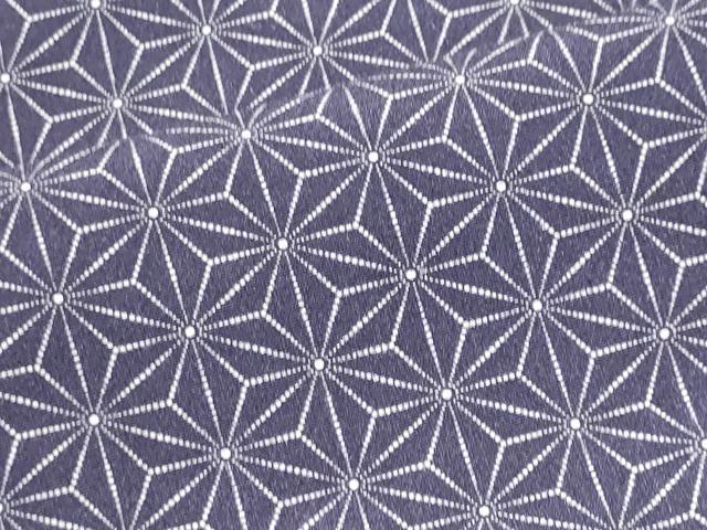 平和屋着物■上質な小紋　麻の葉文様　正絹　逸品　CABF6622ou