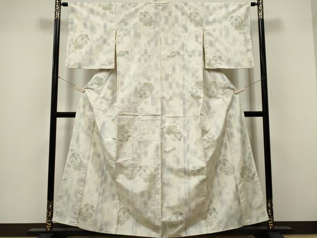 平和屋着物■本場大島紬　雪輪風景文　正絹　逸品　CABF6623ou