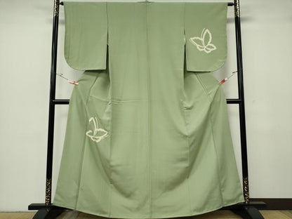 平和屋着物■訪問着　舞蝶文　金彩　正絹　逸品　CABF6639ou