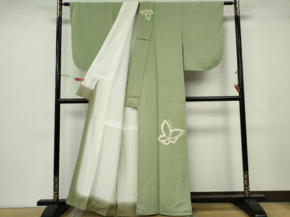 平和屋着物■訪問着　舞蝶文　金彩　正絹　逸品　CABF6639ou