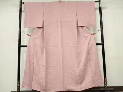 平和屋着物■上質な色無地　人物風景地紋　虹色　正絹　逸品　CABF6647ou