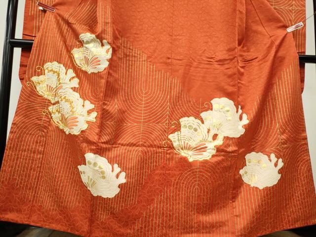 平和屋着物■豪華振袖　舞蝶文　金彩　正絹　逸品　CABF6652ou