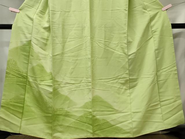 平和屋着物■訪問着 遠山文 暈し染め 正絹 逸品 CABF6732ou