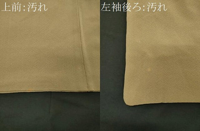平和屋着物■上質な色無地 灰汁色 正絹 逸品 CABF6733ou