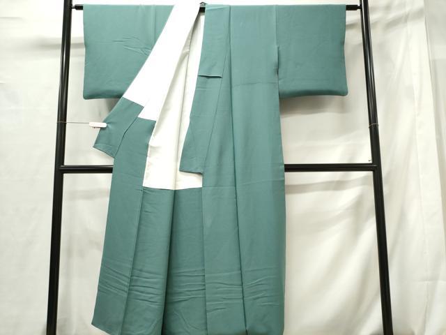 平和屋着物■上質な色無地 水浅葱色 正絹 逸品 CABF6735ou
