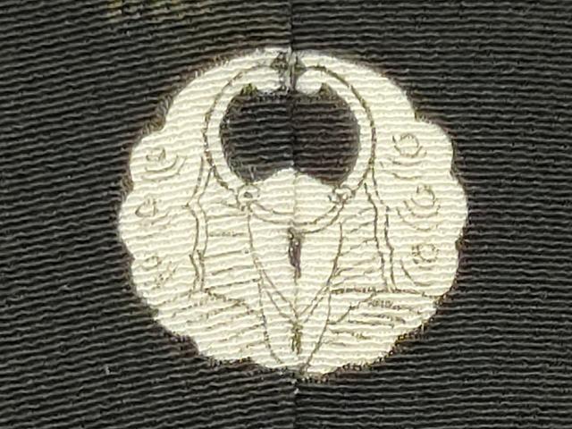 平和屋着物■豪華黒留袖 駒刺繍 牡丹 金彩 正絹 逸品 CABF6736ou