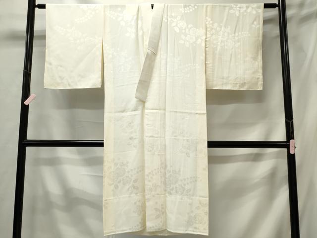 平和屋着物■長襦袢 無双仕立て 辻が花地紋 正絹 逸品 CABF6740ou