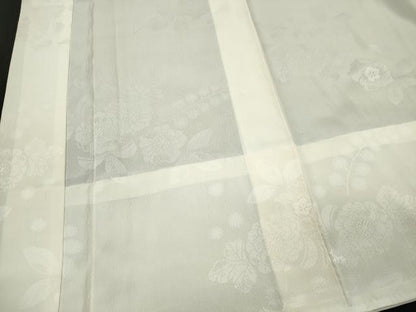 平和屋着物■長襦袢 無双仕立て 辻が花地紋 正絹 逸品 CABF6740ou