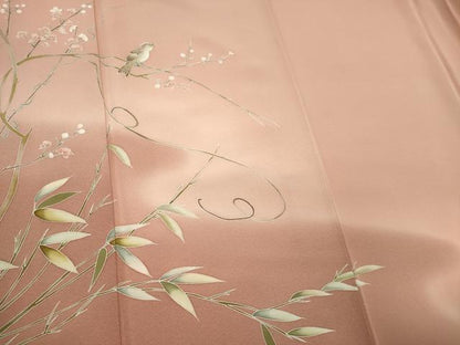 平和屋着物■訪問着 枝花文 暈し染め 正絹 逸品 CABF6741ou