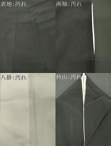平和屋着物■豪華黒留袖 鳳凰花松文 金彩 正絹 逸品 CABF6746ou