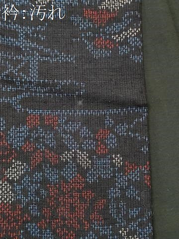 平和屋着物■上質な紬 風景花文 正絹 逸品 CABF6751ou