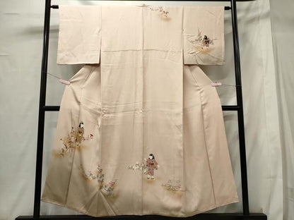 平和屋着物■訪問着 童子遊び 暈し染め 金彩 正絹 逸品 CABF6757ou