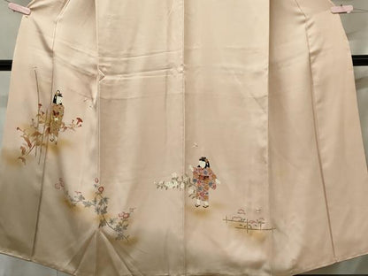 平和屋着物■訪問着 童子遊び 暈し染め 金彩 正絹 逸品 CABF6757ou