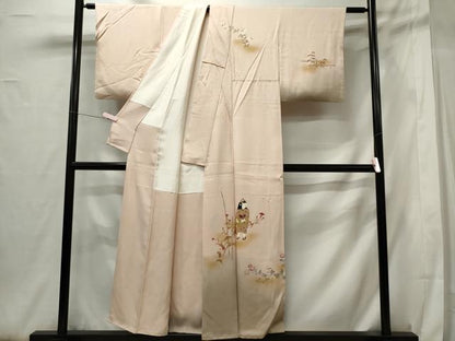 平和屋着物■訪問着 童子遊び 暈し染め 金彩 正絹 逸品 CABF6757ou