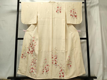 平和屋着物■訪問着 枝花文 金彩 正絹 逸品 CABF6764ou