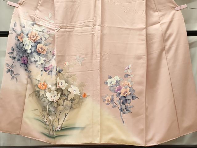 平和屋着物■訪問着 枝花文 暈し染め 正絹 逸品 CABF6766ou