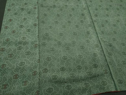 平和屋着物■上質な紬 幾何学文 正絹 逸品 CABF6767ou