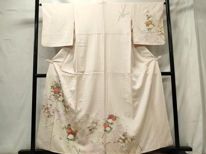 平和屋着物■訪問着 枝花文 暈し染め 金彩 正絹 逸品 CABF6768ou