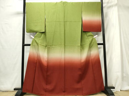 平和屋着物■訪問着 霞文 暈し染め 正絹 逸品 CABF6770ou
