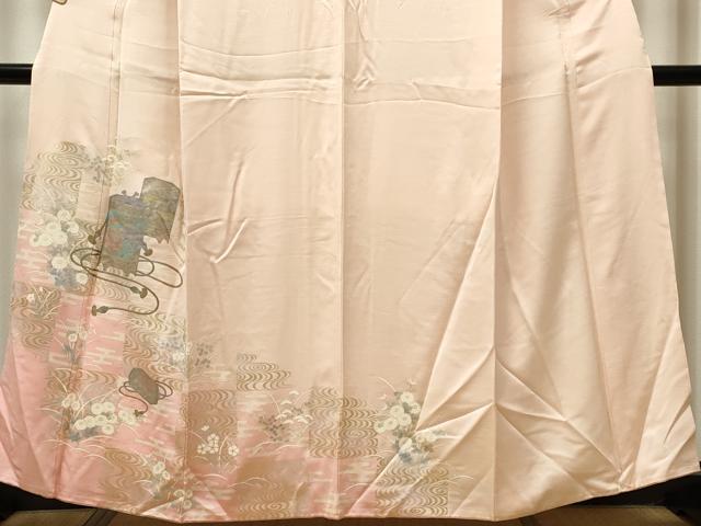 平和屋着物■訪問着 貝桶吉祥花文 暈し染め 金銀彩 やまと誂製 正絹 逸品 CABF6775ou