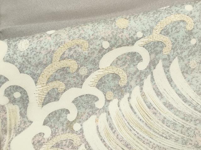 平和屋着物■豪華色留袖 立波文 金彩 正絹 逸品 CABF6778ou