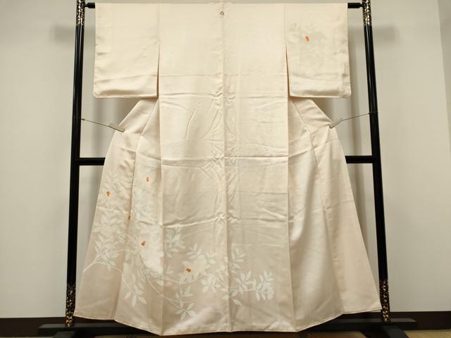 平和屋着物■中国三大刺繍 相良刺繍 訪問着 枝花文 正絹 逸品 CABF6779ou