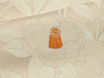 平和屋着物■中国三大刺繍 相良刺繍 訪問着 枝花文 正絹 逸品 CABF6779ou