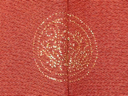 平和屋着物■上質な色無地　赤茶色　正絹　逸品　CABF6781ou