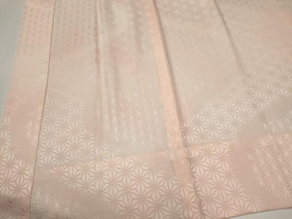 平和屋着物■長襦袢　無双仕立て　麻の葉地紋　正絹　逸品　CABF6785ou