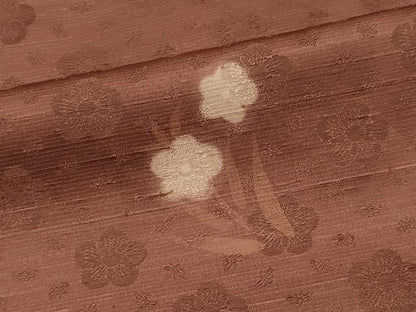 平和屋着物■上質な紬 舞花文 正絹 逸品 CABF6795ou
