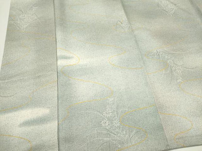 平和屋着物■上質な小紋　霞草花文　暈し染め　正絹　逸品　CABF6797ou