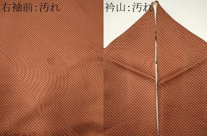 平和屋着物■江戸小紋　鱗文様　正絹　逸品　CABF6799ou