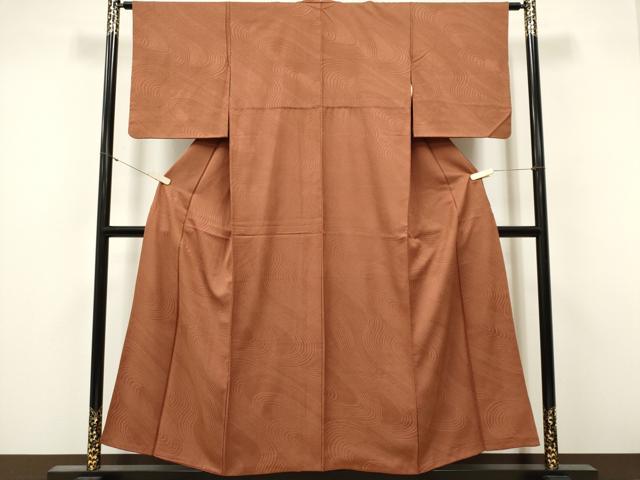 平和屋着物■江戸小紋　鱗文様　正絹　逸品　CABF6799ou