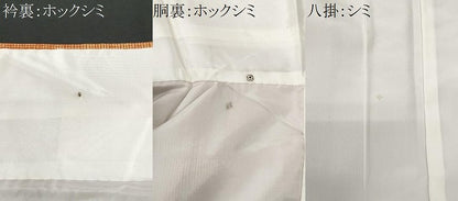 平和屋着物■上質な小紋　格子柄　正絹　逸品　CABF6807fb