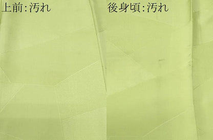 平和屋着物■上質な色無地 切嵌地紋 夏虫色 正絹 逸品 CABF6871fb