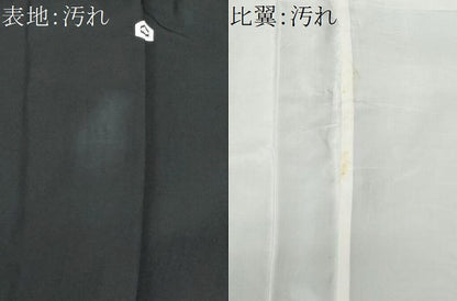 平和屋着物■豪華黒留袖 風景花文 暈し染め 金銀彩 正絹 逸品 CABF6875fb