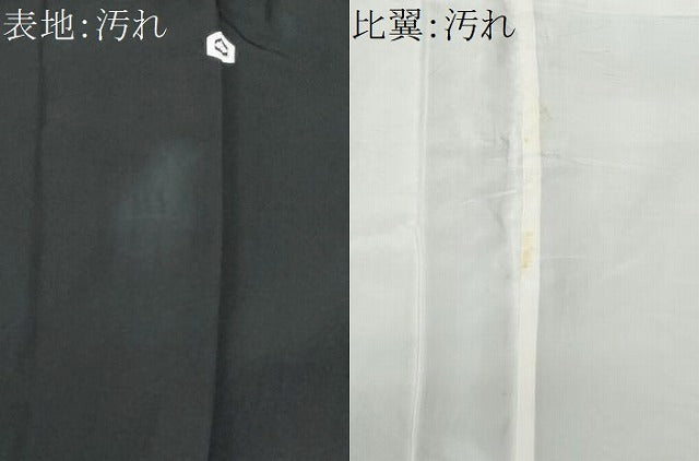 平和屋着物■豪華黒留袖 風景花文 暈し染め 金銀彩 正絹 逸品 CABF6875fb