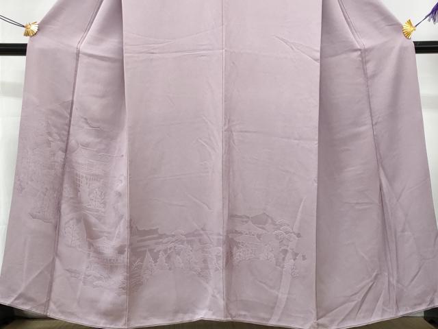 平和屋着物■無地絵羽訪問着 名所風景文 正絹 逸品 CABF6898fb